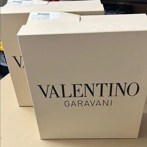 Valentino Garavani Cream Shoe Boxes